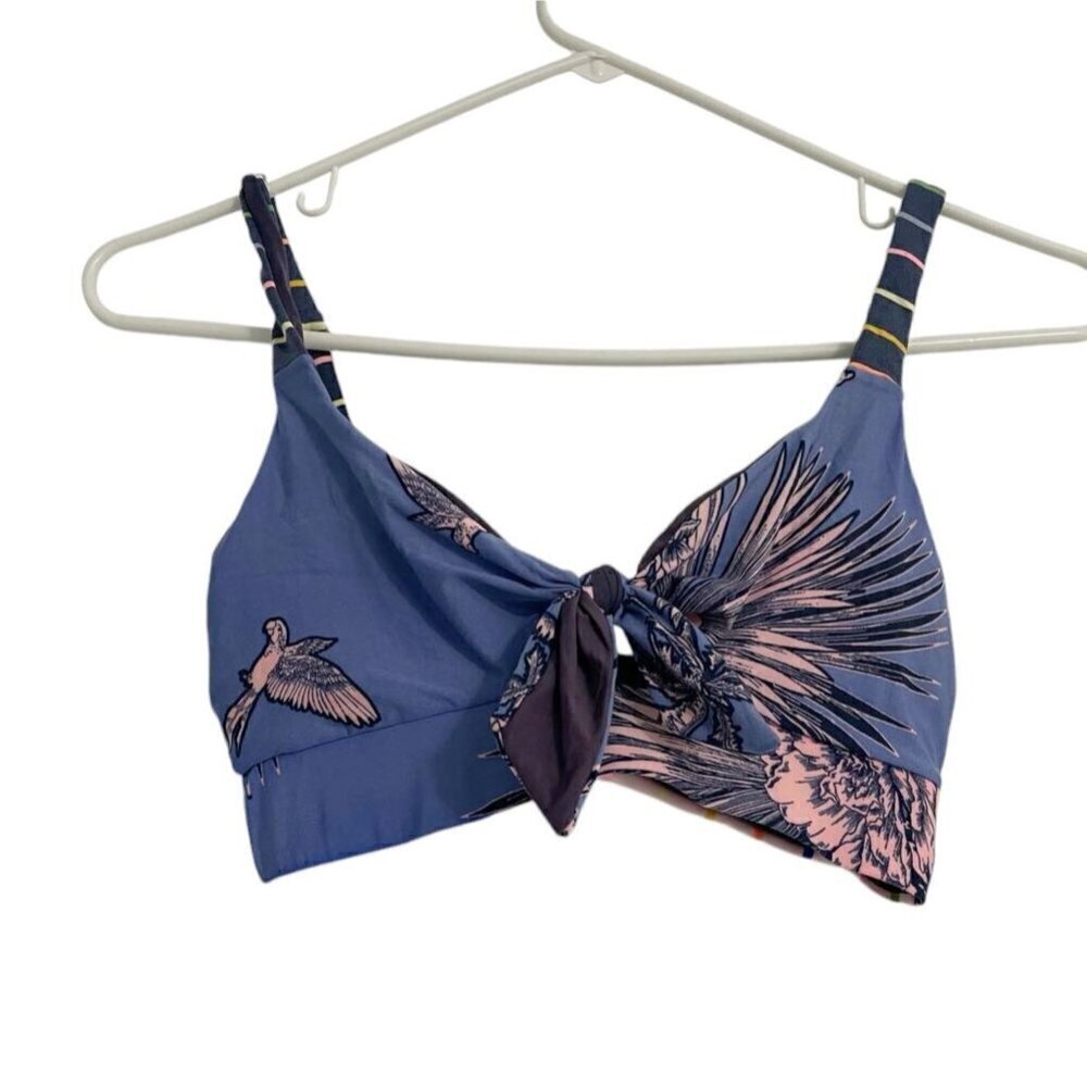 Girls Maaji Size Small Bikini Top Floral Knot Bird